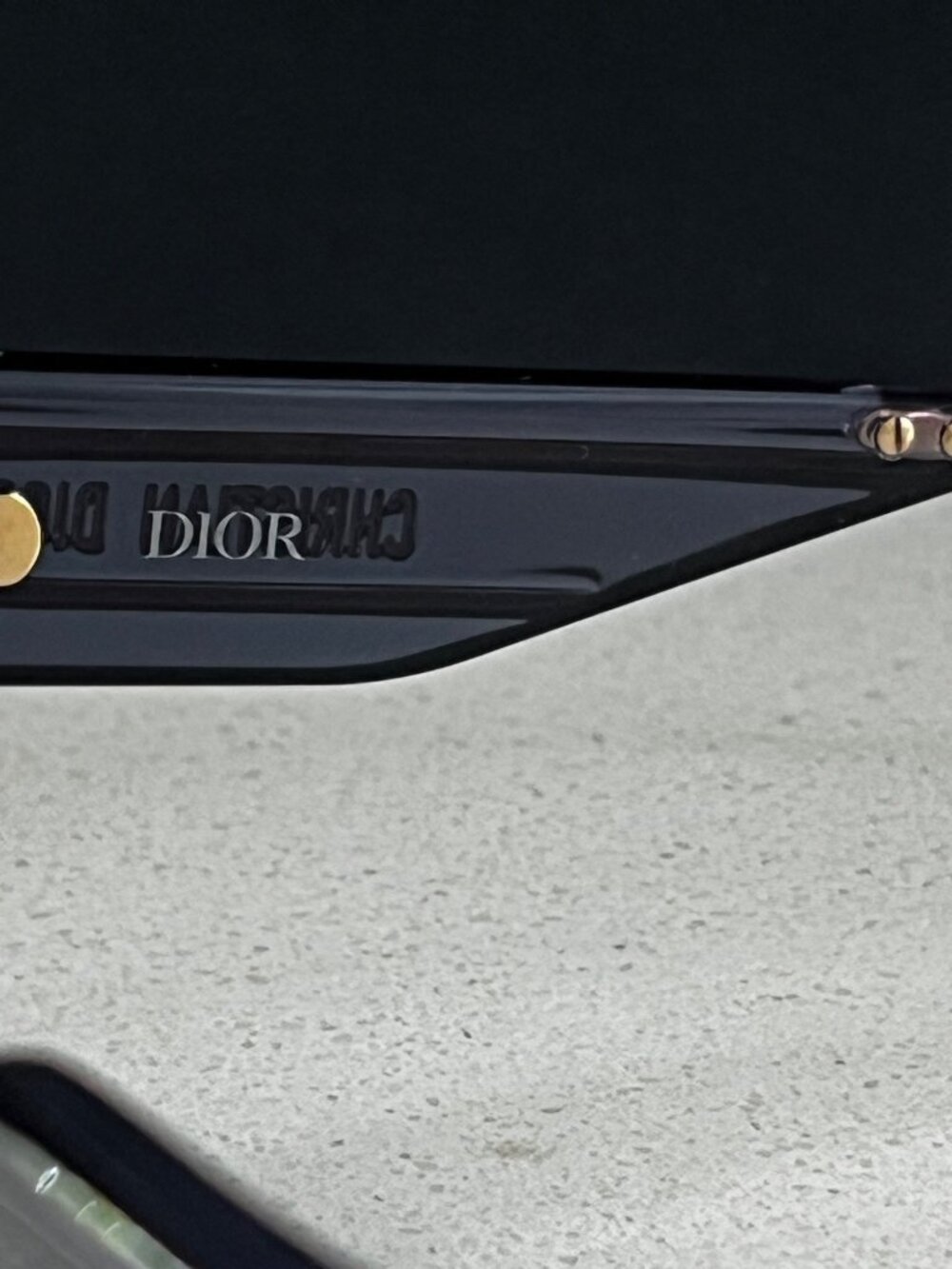 DIOR DiorClub M3U D-frame acetate and gold-tone sunglasses - Picture 8 of 11